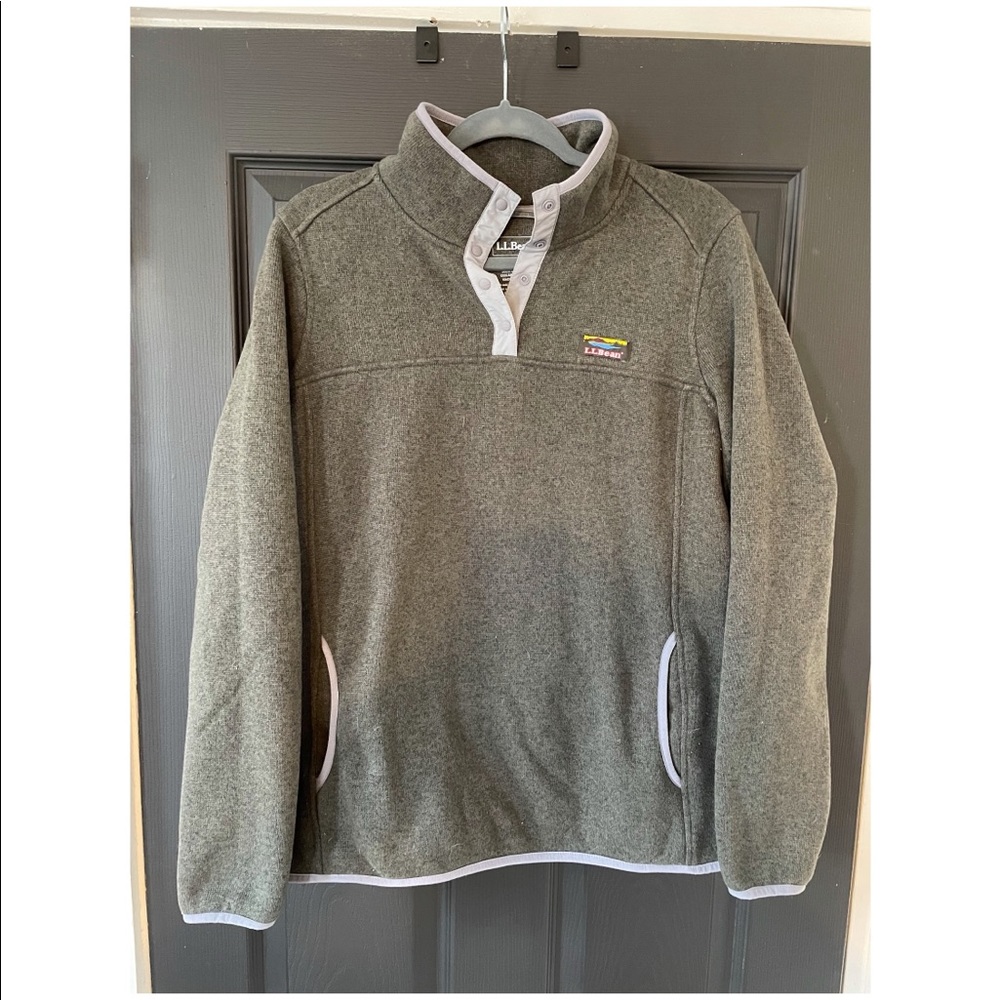 L.L. Bean Sweater Fleece Pullover